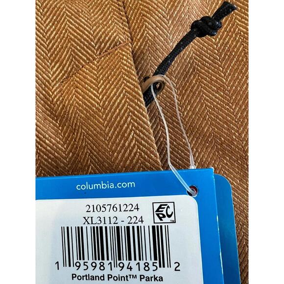 $170 Columbia Women's Portland Point Parka Brown Medium NWT - Picture 12 of 15